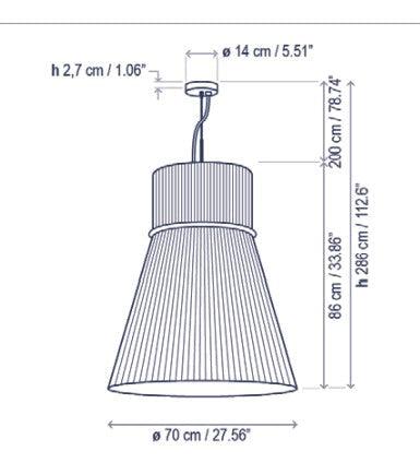 Bover Folie Pendant Light (S/70)