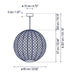 Bover Nans Sphere Outdoor Pendant Light (S/60)