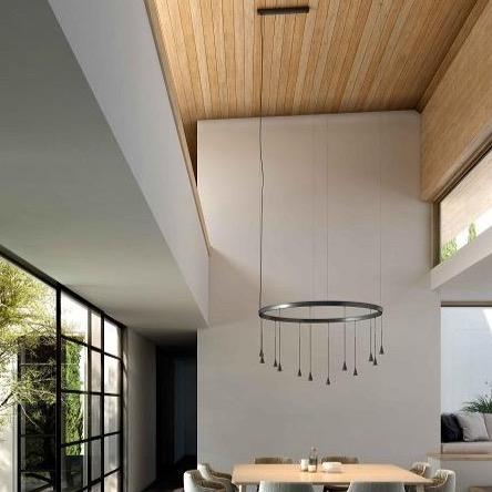 Bover Skybell Circle Suspension Light (S/12L/40)