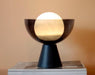 Houseof Grey Glass Bowl Portable Lamp