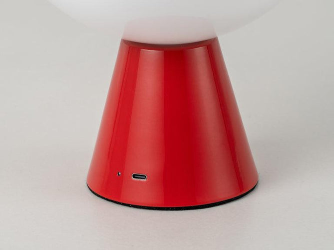 Houseof Jam Red Dome Cordless Table Lamp