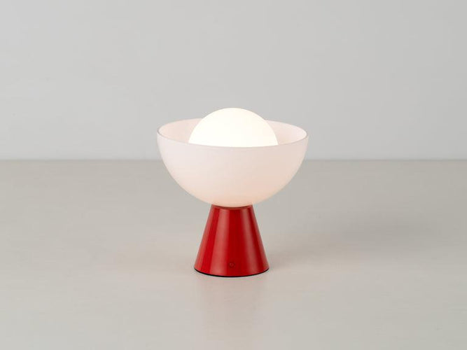 Houseof Jam Red Dome Cordless Table Lamp