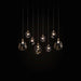 Ilfari Celeste Linear Pendant Cluster Light