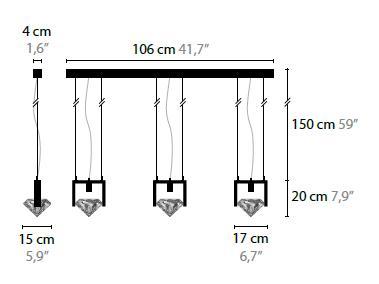 Ilfari Elements Of Love Suspension Light