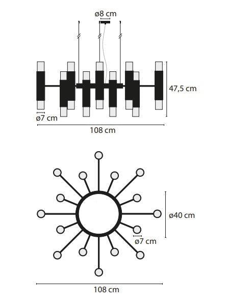 Ilfari Embrace H16 Chandelier