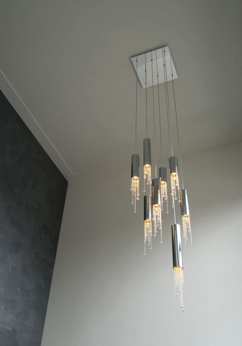 Ilfari Sexy Crystals H8 Pendant Light Cluster