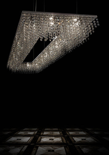 Ilfari Sky Cycles Rectangle Chandelier