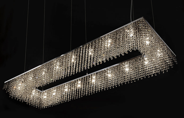 Ilfari Sky Cycles Rectangle Chandelier