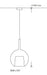 Penta Light Glo Large Pendant Light 2m Cable