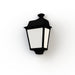 Roger Pradier Place des Vosges 1 Tradition Outdoor Wall Light