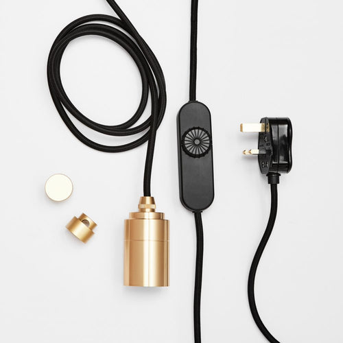 Tala Sphere IV Brass Plug-in Pendant