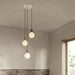 Tala Walnut Triple Pendant