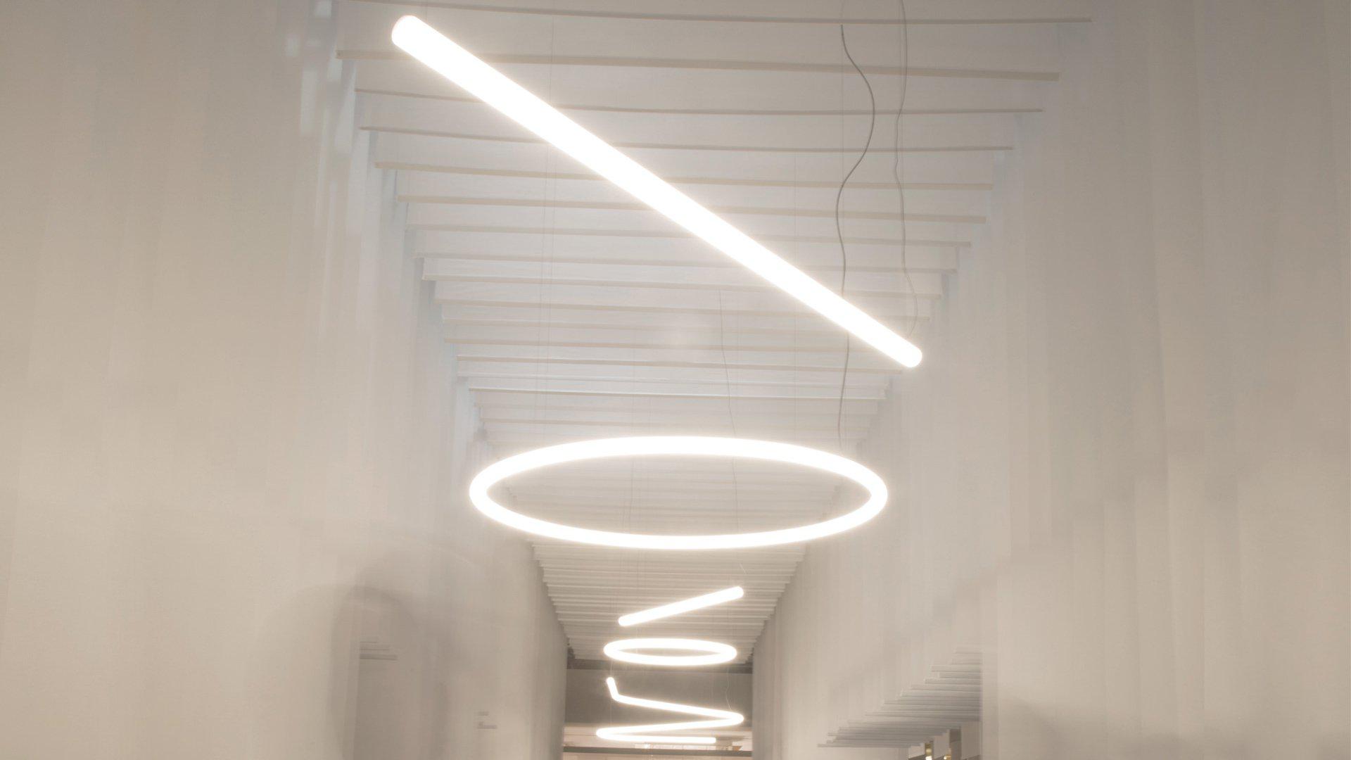 Artemide Alphabet Circular Suspension Light | Inspyer Lighting